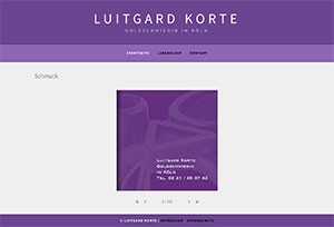Webseite Luitgard Korte
